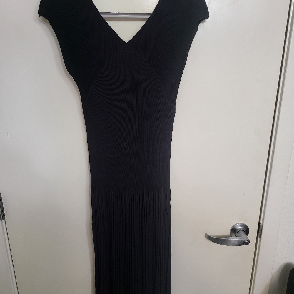 Vivienne Tam Women's Black Pleated Dress Size 1